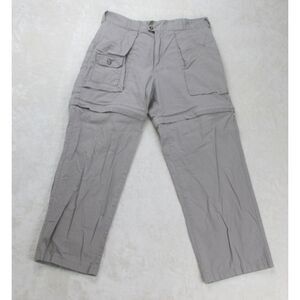 Cabela's Pants Mens 36 Brown Tan Convertible Shorts Outdoor Hiking Casual 36X28*